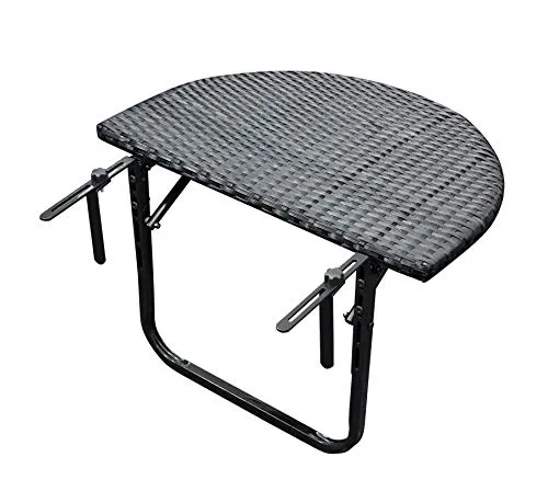 Produktbild Balkonhängetisch 60x40cm aus Polyrattan