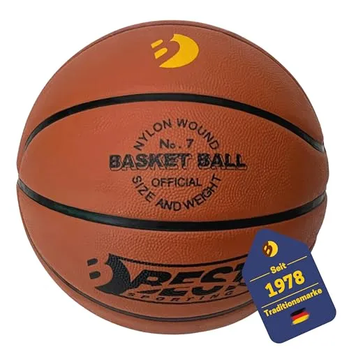 BEST SPORTING Basketball Größe 7 – Grip-Oberfläche & offiziellem Gewicht – unterschiedliche Designs, unaufgepumpt, Outdoor geeignet