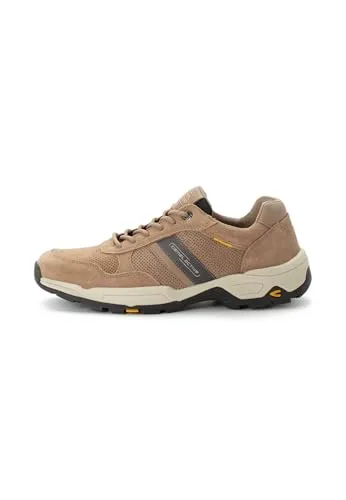 camel active EVOLUTION Herrenschuhe - Sportliche Halbschuhe in Braun und Beige, Größe 43 - Sneaker aus hochwertigem Velourleder mit herausnehmbarem Fußbett und hervorragenden Laufeigenschaften – ideal für jeden Freizeitlook.