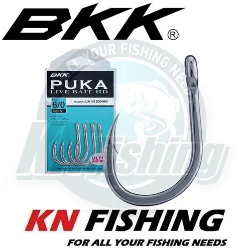 BKK HAKU Lebendköder Blechhaken Größen 2/0 - 8/0