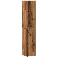 vidaXL Hochboard Altholz 30 x 42.5 x 185 cm - Kommode im rustikalen Stil mit viel Stauraum, ideal für Esszimmer und vielseitig einsetzbar - perfekt zum Servieren oder als zusätzliche Sitzgelegenheit.