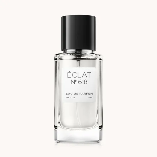ÉCLAT 618 Herren Parfum 55ml – Duft mit Hölzern und Salbei - Elegantes Eau de Parfum für Herren in Reisegröße. Der raffinierte Duft vereint hölzerne Noten mit frischem Salbei und einer süßen Note von Zitronenpraline.