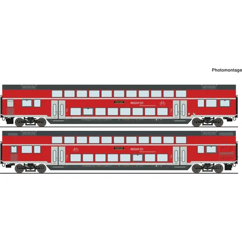 Roco 6200145 H0 Doppelstockwagen Set der DB AG