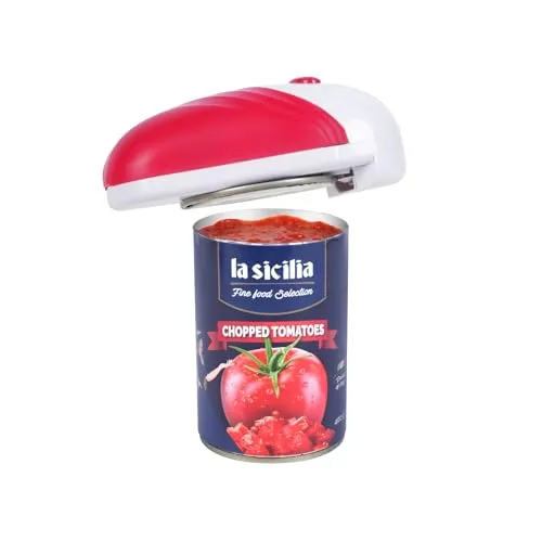 Elektrischer Dosenöffner Automatischer Kitchen – Freihändiges Öffnen von Konservendosen - Elektrischer Dosenöffner für einfache, sichere und effiziente Bedienung. Ideal für Senioren und Kinder, hinterlässt glatte Ränder und ist tragbar für unterwegs.