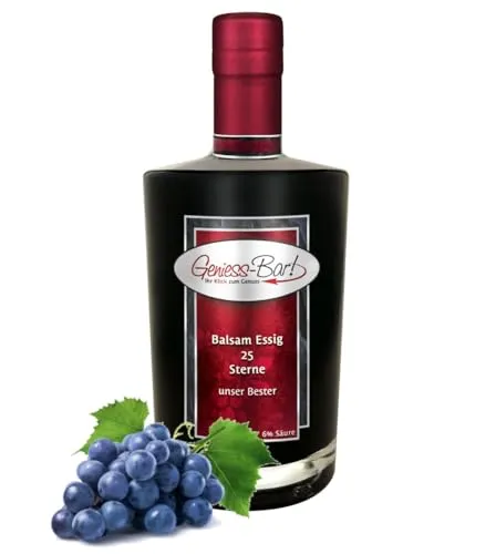 Aceto Balsamico Essig 25 Sterne - Balsamessig fast sirupartig konzentriert & sehr mild 0,7L