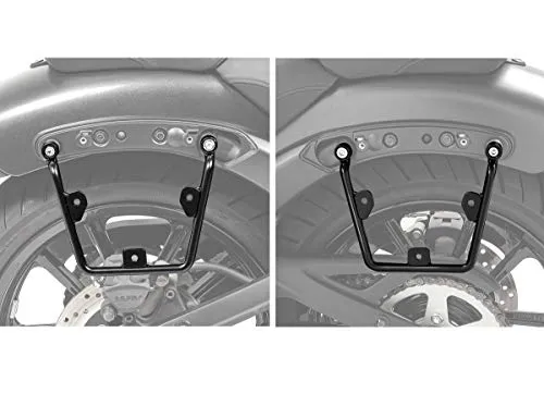 Satteltaschenhalter Set kompatibel mit Kawasaki Vulcan S/Café 15-25 Abstandshalter (Paar)
