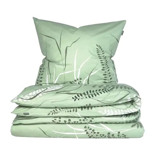 Schiesser Bettwäscheset Annic | 2-teilig | Floral - Bettwäsche-Set aus 100% Baumwolle in feiner Renforcé Qualität, Oeko-Tex zertifiziert, mit Reißverschluss für einfaches Beziehen. Pflegeleicht und ideal für Allergiker.