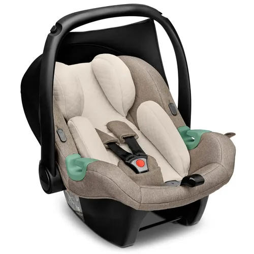 ABC Design Babyschale Tulip - Fashion Edition - Nature - Kindersitz Gruppe 0+ für Babys bis 13 kg, mit Seitenaufprallschutz und kompatibel mit ABC Design Kinderwagen. Ideal für sichere Autofahrten ab Geburt.