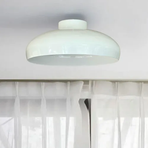 Pendelleuchte IAndroaI - Vintage Deckenlampe für Wohnzimmer und Schlafzimmer - Moderne Pendelleuchte aus Metall in Weiß, ideal für jeden Raum. Kompatibel mit E27-Lampen bis 60 Watt, sorgt für eine angenehme Beleuchtung und passt perfekt in unterschiedliche Umgebungen.