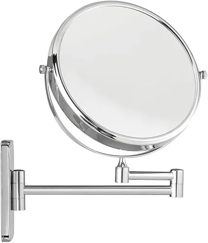 Melko Kosmetikspiegel 10-Fach Wandspiegel Schminkspiegel Vergrößerungs Badspiegel 18cm