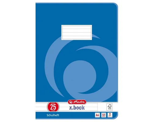 Herlitz Schulheft 5 Herlitz Schulhefte / DIN A4 / 32 Blatt / Lineatur 25
