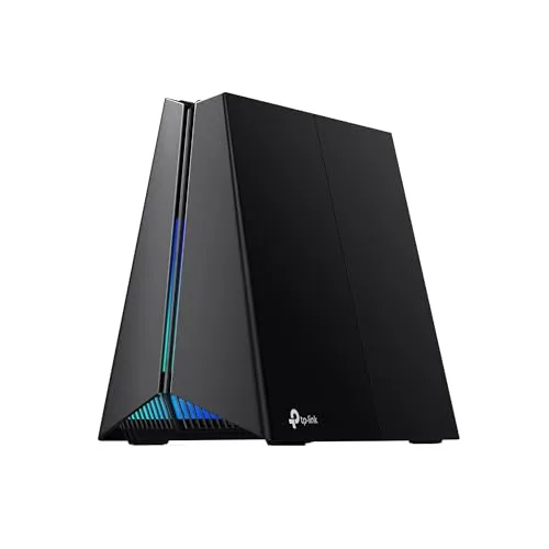 TP-Link Archer GXE75 Gaming Router - Wi-Fi 6E AXE5400 Tri-Band Router mit 2,5 Gbps Anschlüssen, optimiert für Gaming mit exklusiver Beschleunigung und dediziertem Game-Panel für ein nahtloses Spielerlebnis.