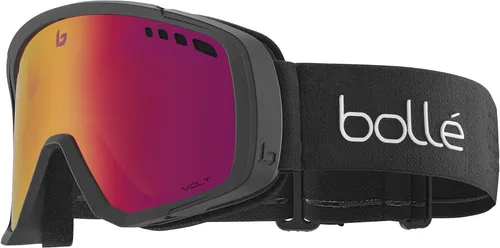 Bollé Mammoth Skibrille schwarz matt - Volt Ruby Cat 2 - Die Bollé Mammoth ist die ideale Skibrille für kompromisslosen Komfort und Sicht. Mit einem weiten Sichtfeld und optimaler Luftzirkulation ist sie perfekt für jedes Abenteuer im Schnee.