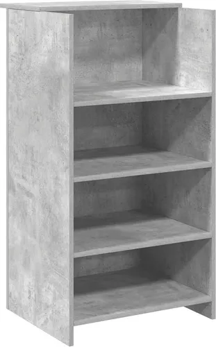 vidaXL Empfangstheke Betongrau 55x50x103,5 cm in grau von vidaXL