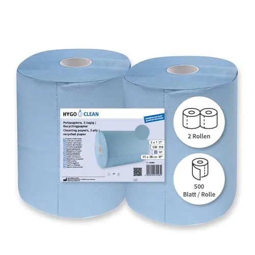 Franz Mensch HygoClean Putzpapiere, 2-lagig, blau von Franz Mensch
