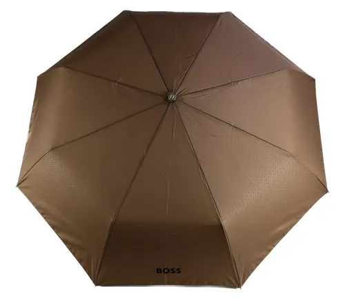 Hugo Boss Regenschirm Double B Camel in braun von BOSS