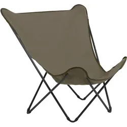 Lafuma Pop Up XL Camping Sessel Gres grau - Liegen, verstellbare Relaxliege für optimalen Komfort beim Campen oder Entspannen im Freien.