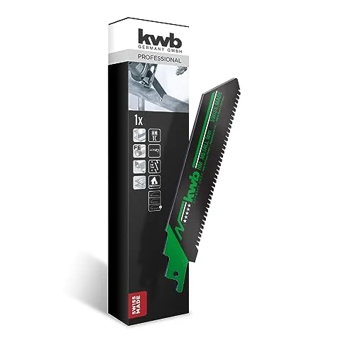 kwb Säbel-Sägeblatt f. hochfeste Stähle -4 12 mm Stärke, m. Universal-Schaft, lange Lebensdauer