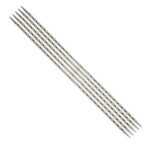 addi Strumpfstricknadeln addiNovel Quintett Nadelspiel Messing Weißbronze