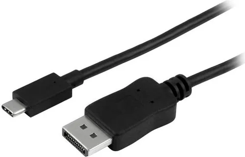 StarTech.com USB-C auf DisplayPort Adapterkabel - USB Type-C auf DisplayPort Konverter für MacBook Chromebook Pixel - 1,0m- DisplayPort-Kabel - DisplayPort (M) - bis - 24-Pin-USB Typ C (M) - 1 m (CDP2DPMM1MB)