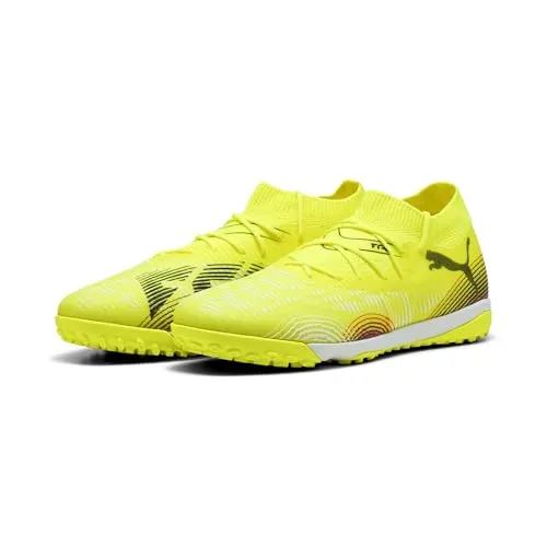 Puma FUTURE 8 MATCH TT - gelb - Fußballschuhe mit innovativer Schnürung und flexibler Passform für optimale Ballkontrolle auf Turfplätzen. Ideal für Spieler, die auf verschiedenen Untergründen beste Leistung erbringen möchten.