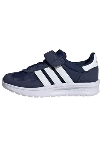 adidas Unisex Kids Run 70s 2.0 Kids Schuh - Sneaker mit elastischen Schnürsenkeln und Klettverschluss für einfaches An- und Ausziehen, ideal für aktive Kinder.