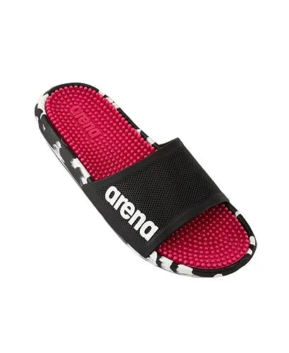 ARENA Unisex Marco BI Slide Sandal, PINK, 39 EU - Dusch- & Badeschuhe für Herren mit angenehmem Massage-Fußbett, ideal für Schwimmbad und Strand, bieten hervorragenden Halt und Dämpfung.