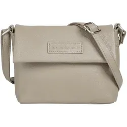 Bruno Banani Umhängetasche aus echtem Leder, beige - Umhängetasche aus hochwertigem Leder, ideal für stilbewusste Träger. Leicht glänzend, handgepäcktauglich und mit praktischen Fächern für Handy und mehr.