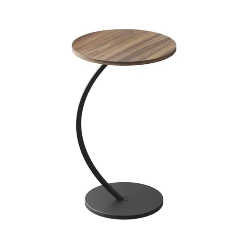 Vicco Couchtisch Alvio, Braun, 40 x 60 cm - Beistelltisch fürs Wohnzimmer, kompakt und platzsparend, ideal für kleine Räume mit modernem Design und robustem MDF-Material.