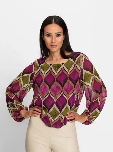 heine Klassische Bluse Druckbluse Langarm von Heine