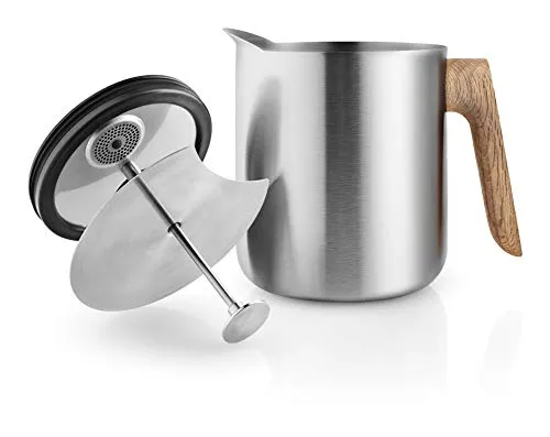 EVA SOLO Stempelteekanne 1l Nordic k - Teekocher mit kontrollierbarer Teestärke und hervorragendem Isoliereffekt, ideal für lange Genussmomente und perfekt für den schön gedeckten Tisch.