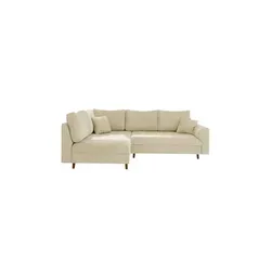 S-Style Möbel Ecksofa Kristian - Ecksofa im skandinavischen Stil aus hochwertigem Chenille-Stoff, mit bequemer Wellenfederung und dekorativen Kissen für höchsten Komfort und Eleganz.