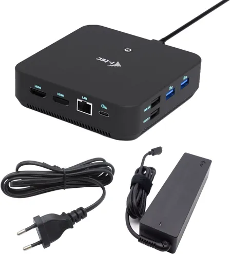 I-TEC USB-C DP Dual HDMI Docking Station mit Power Delivery 100 W - Weiteres Notebook-Zubehör mit 2 x HDMI und 100 W Power Delivery für schnelles Laden und optimale Konnektivität.