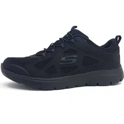Skechers Summits Trainingsschuh Schwarz - Größe 41 - Sportlicher Slipper mit Memory Foam Decksohle für optimalen Komfort. Die flexible Laufsohle sorgt für ein leichtes Tragegefühl. Ideal für aktive Tage!