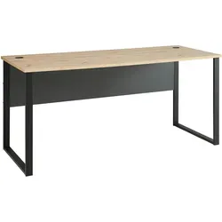 Schreibtisch Memphis in Eiche Artisan/Schwarz von Innostyle