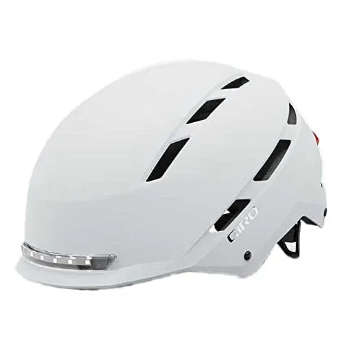 Giro Escape MIPS Fahrradhelm - Größe 59-63CM, weiß - Fahrradhelme mit leichtem Design und MIPS-System, ausgestattet mit integrierter LED Front- und Rückleuchte für erhöhte Sicherheit im urbanen Umfeld.