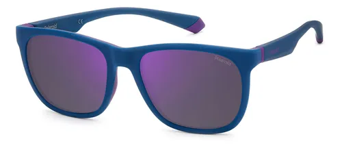 POLAROID PLD 2140/S 802 SEMIMATTBLUE VIOLET AZURE 55/18/145 Unisex Sonnenbrillen
