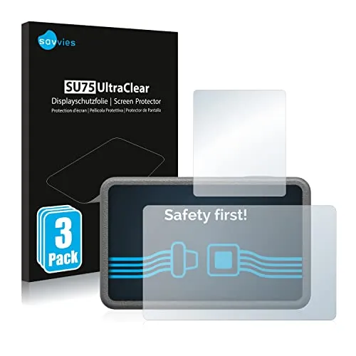 Savvies 6 Stück Schutzfolie für DJI Osmo Action 3 Displayschutz-Folie Ultra-Transparent