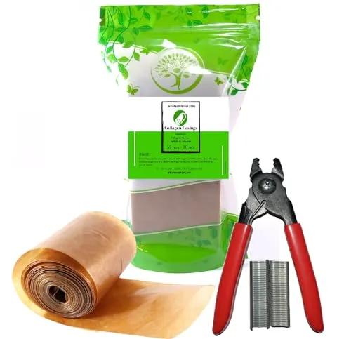 Kunstdarm 55mm/10mts + Wurstclipper + 60 clips von AlcoFermBrew