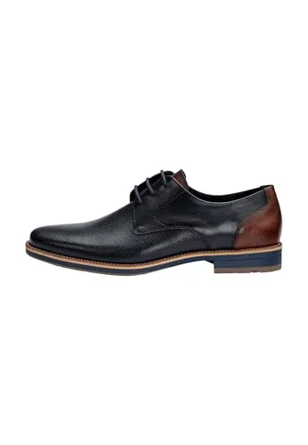 Lloyd 16-017-19 Schnürschuh Blau 46,5 EU - Eleganter Schnürschuh in Blau aus hochwertigem Leder, ideal für stilvolle Anlässe. Mit normaler Schuhweite und komfortabler Gummisohle für den täglichen Einsatz.
