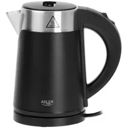 Adler AD 1372b Wasserkocher schwarz - 0,6 Liter, kompakt und ideal für Tee oder Kaffee für kleine Haushalte