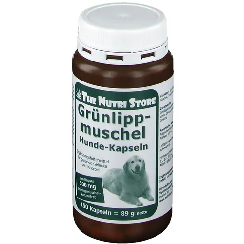 Grünlippmuschel Kapseln für Hunde 150 St