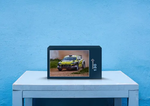 hansepuzzle 75916 - Rallye Puzzle, 130 Teile, Fortbewegung, 28,7 x 20,0cm mit hochwertiger Aufbewahrung, Kartonbox und wiederverschließbarem Beutel