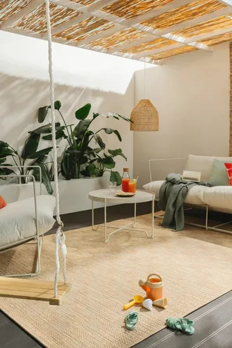 benuta Nest In- & Outdoor-Teppich Como Hellbraun 120x170 cm - Vielseitiger Teppich für Balkon, Terrasse und Garten. Er verleiht jedem Raum Stil und Gemütlichkeit und ergänzt perfekt dein Interieur. Ideal für drinnen und draußen, robust und pflegeleicht.