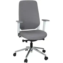 hjh OFFICE Profi Bürostuhl CHIARO T4 WHITE - Höhenverstellbar mit Armlehnen - Bürostuhl mit modernem Design und zahlreichen Verstellmöglichkeiten für optimalen Komfort und individuelle Anpassung in jedem Büro.