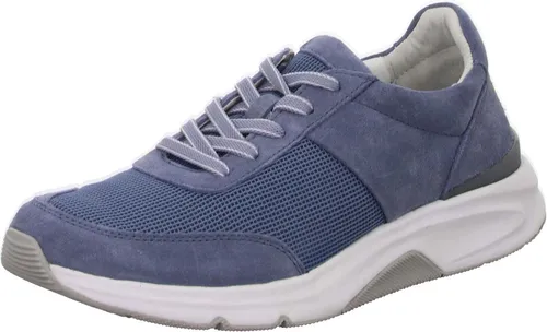 Gabor Sportliche Schnürschuhe GFP Damen 31353439313937 Blau 38 EU - Sneaker mit Rollingsoft-Technologie für optimalen Tragekomfort. Die herausnehmbare Innensohle und die flexible Laufsohle sorgen für ein angenehmes Gehgefühl und Stabilität.