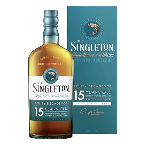 The Singleton 15 Years Whisky 40% Vol. - Edle Geschenkbox - Whisky, 15 Jahre gereift für vollmundigen Geschmack, perfekt zum Verschenken oder Genießen.
