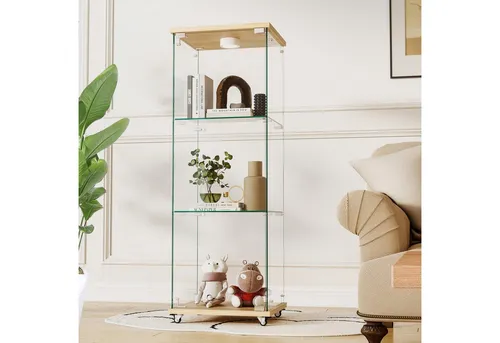 Modfu Vitrine aus Holzwerkstoff, 42.5x120x36.5 cm