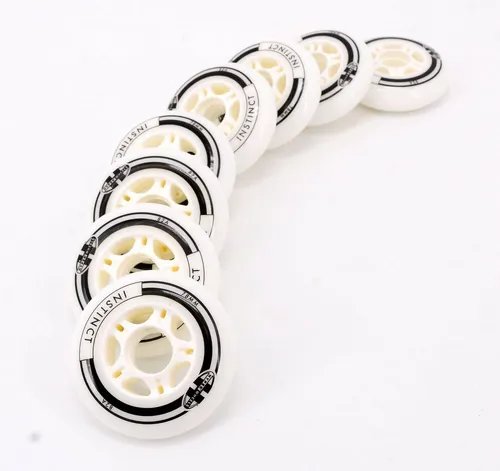 Set für Inliner - 8 Rollen Hyper Instinct 78mm/82A - Hochwertige 78mm Rollen mit schnellem Rollenprofil für maximalen Speed und Grip auf harten Untergründen. Ideal für Fitness und lange Strecken. Bitte prüfen Sie die Freigabe Ihrer Skates für 78mm Rollen!