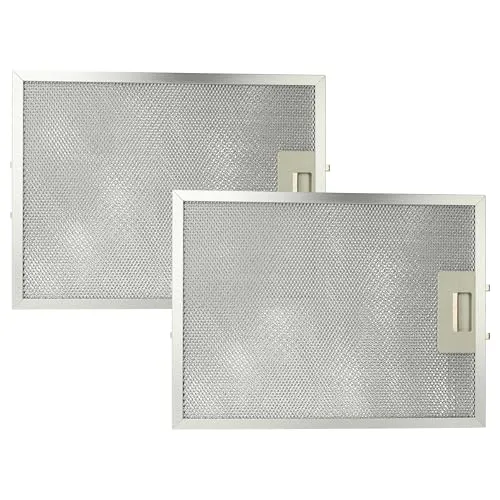 vhbw 2x Filter Metallfettfilter Ersatz für Alno 50267945009, 50287195007, 50293009002 für Dunstabzugshaube - 32,7 x 24,1 x 1,06 cm, Metall